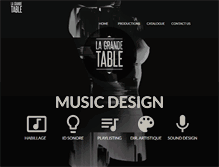 Tablet Screenshot of grandetableproductions.com